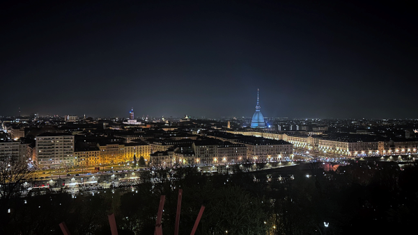 Torino at night. Photo by Giuseppe Salerno.