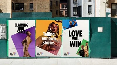 An inclusive new identity for NYC Pride. 
