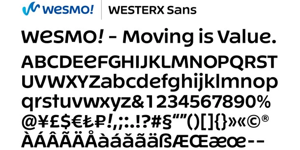 Monotype、JR西日本が提供する決済サービス Wesmo! オリジナルフォント「WESTERX Sans」を開発 Monotype、JR西日本が提供する決済サービス Wesmo! オリジナルフォント「WESTERX Sans」を開発