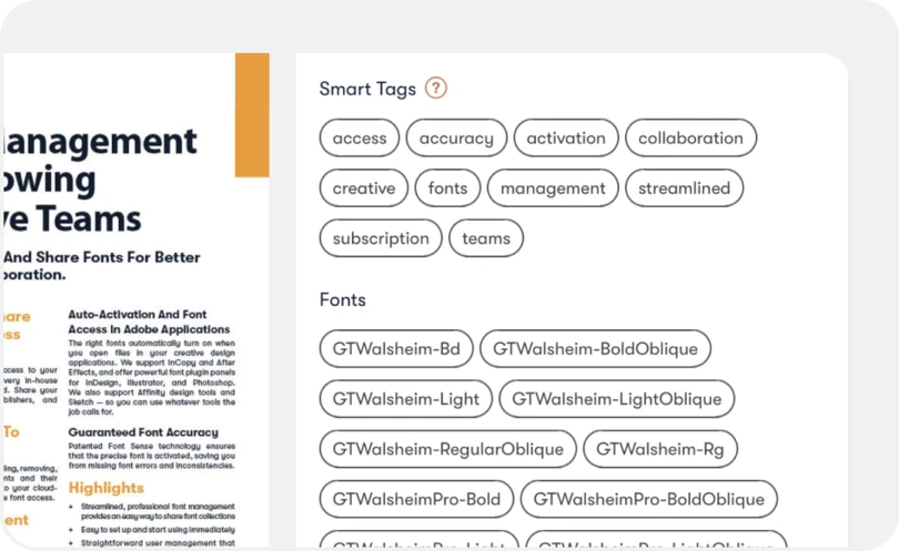 Why font organization