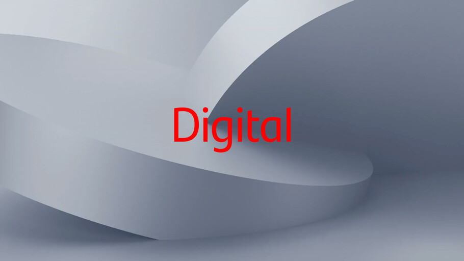 The word digital is shown in Santader's font
