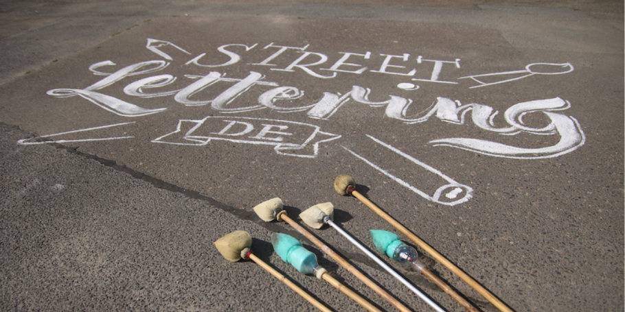 Street lettering