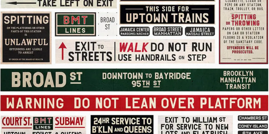 Annie Atkins signage